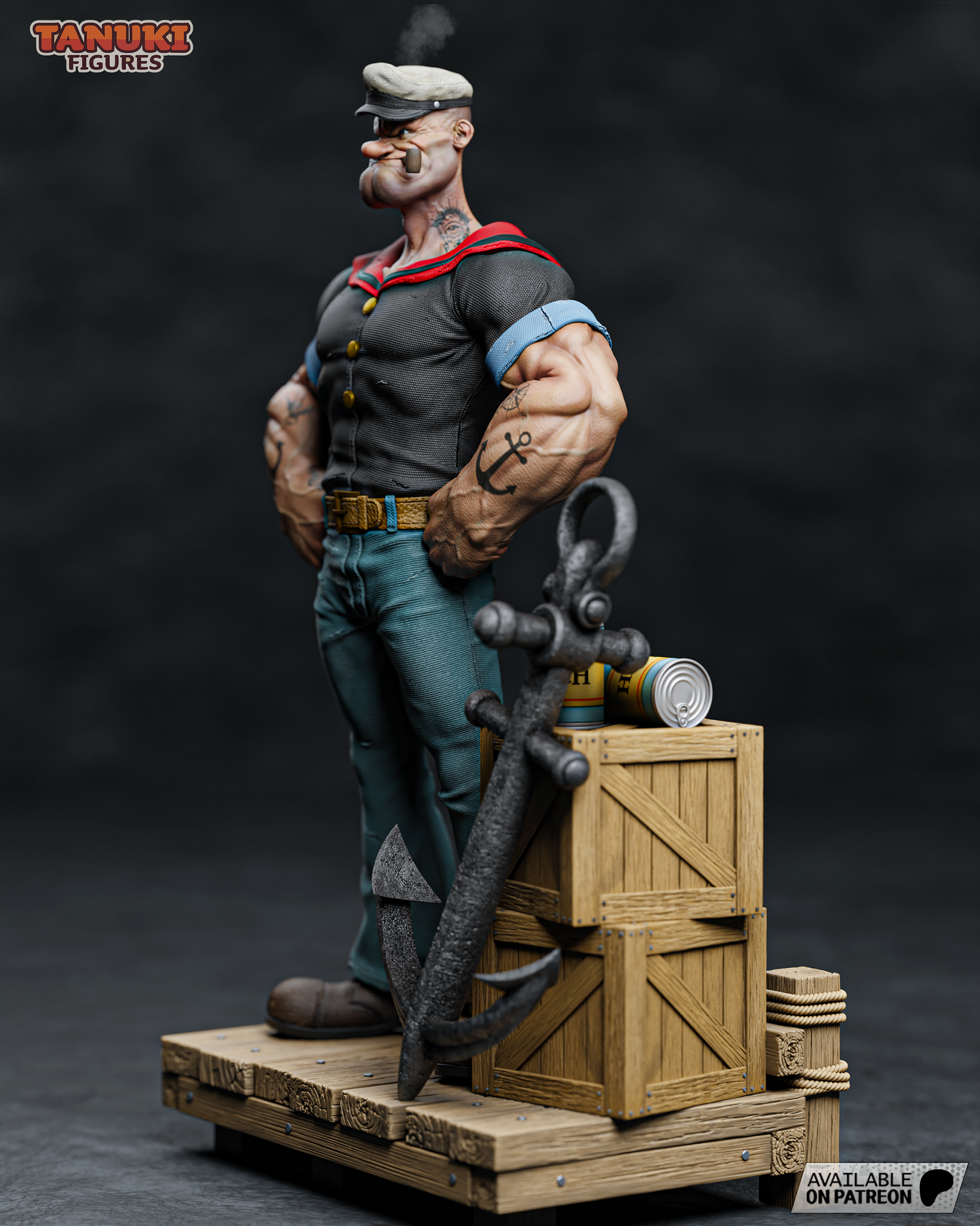 Popeye Fullsize non peint