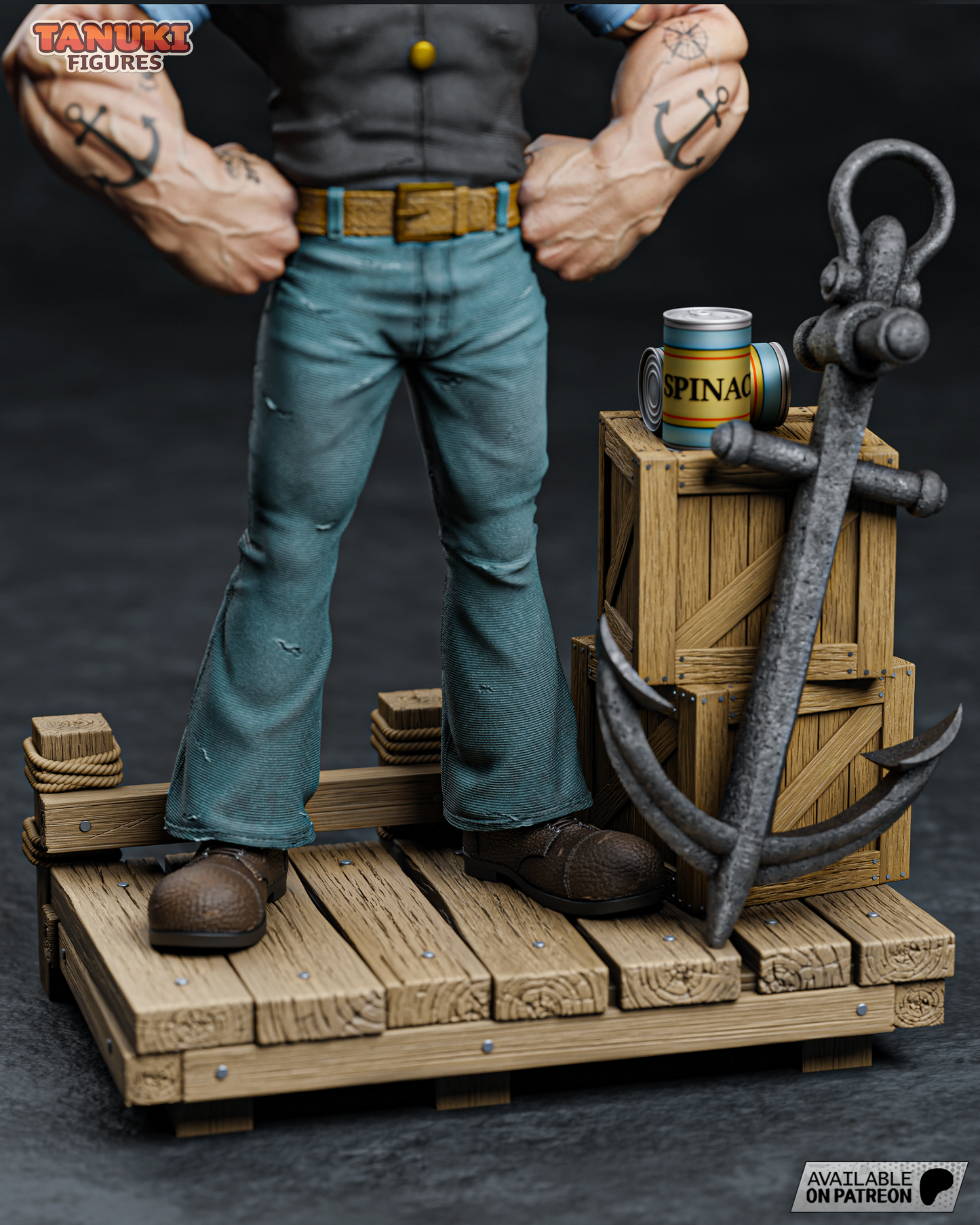 Popeye Fullsize non peint