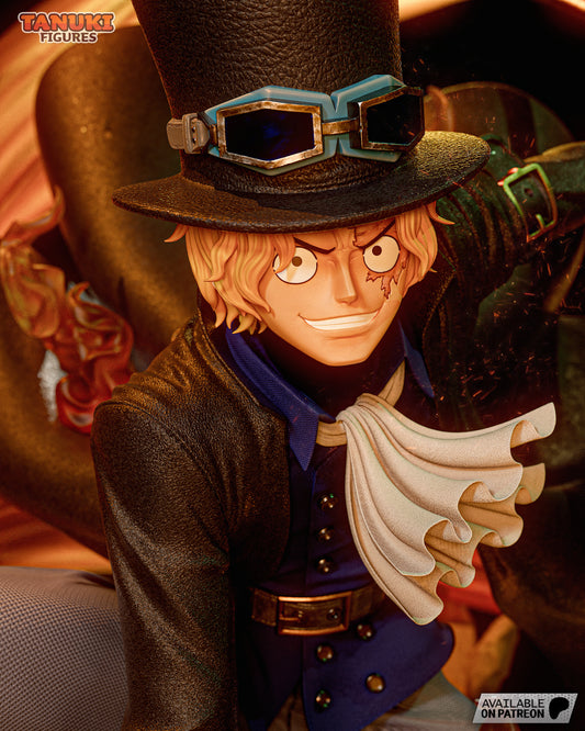 Sabo buste non peint