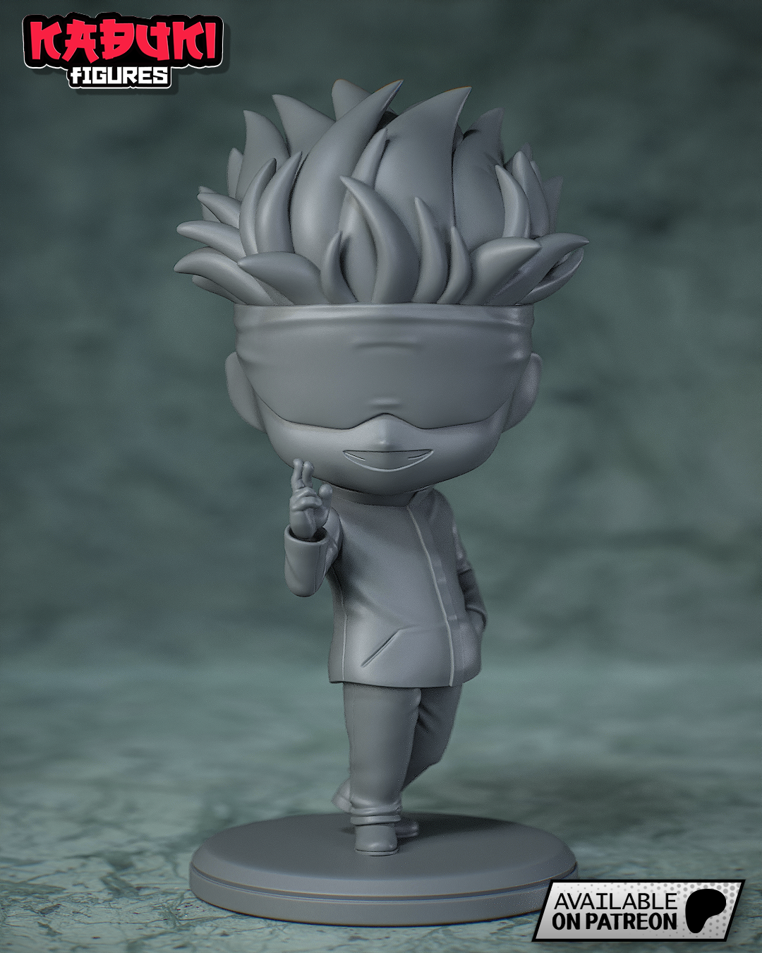 Satoru Gojo Chibi non peint