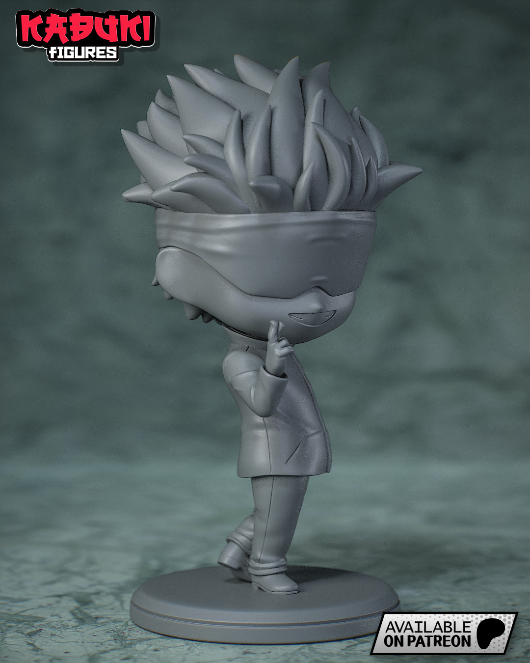 Satoru Gojo Chibi non peint
