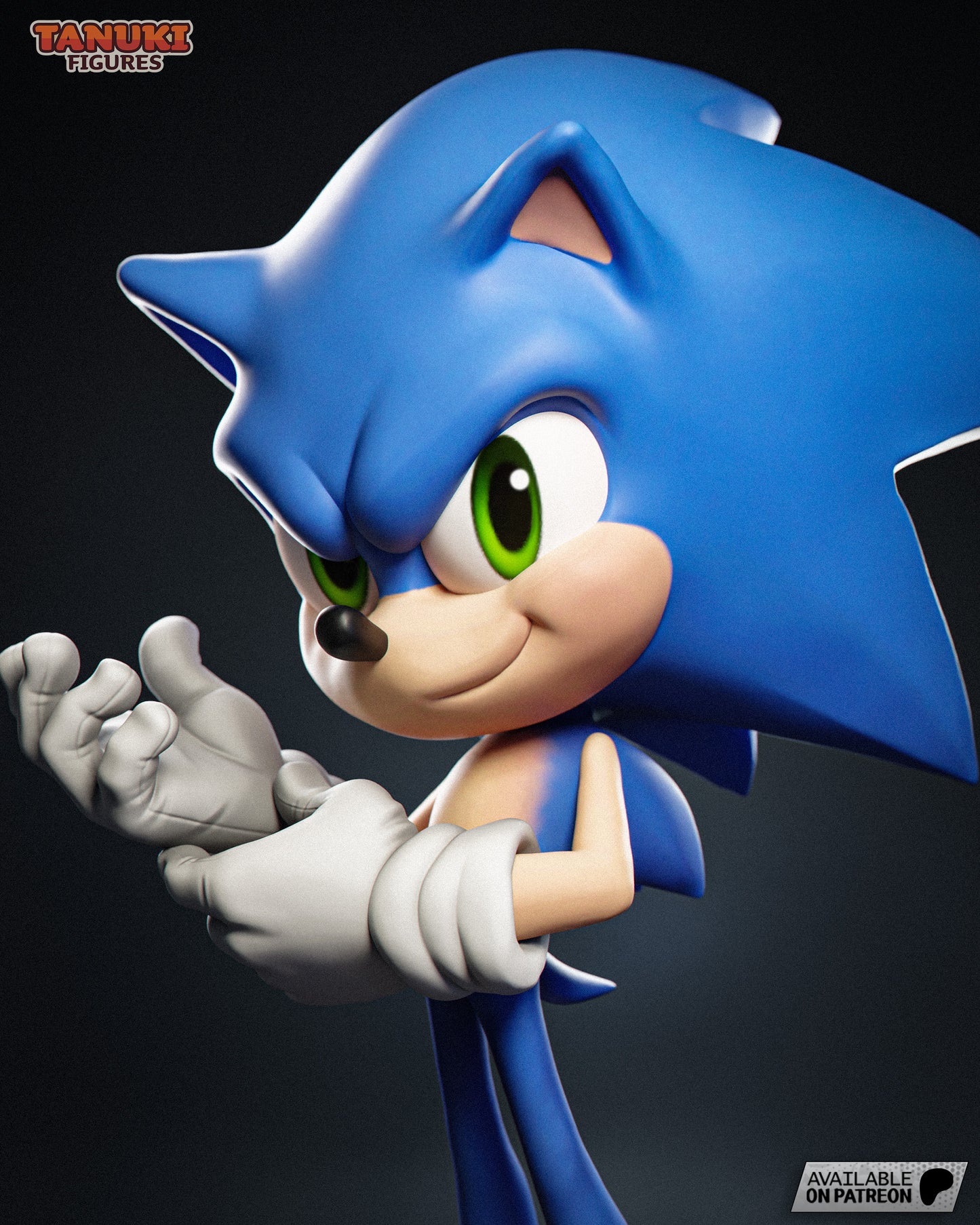 Sonic toon non peint
