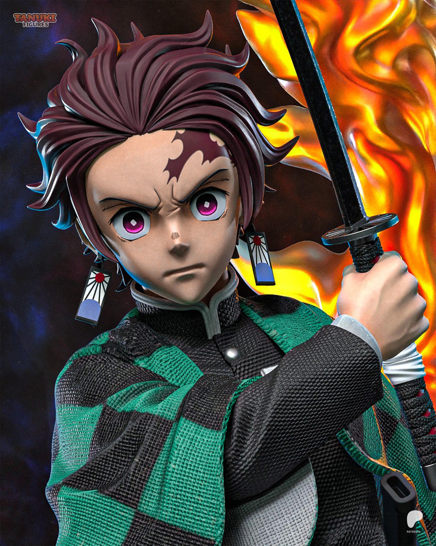 Tanjiro Fullsize non peint