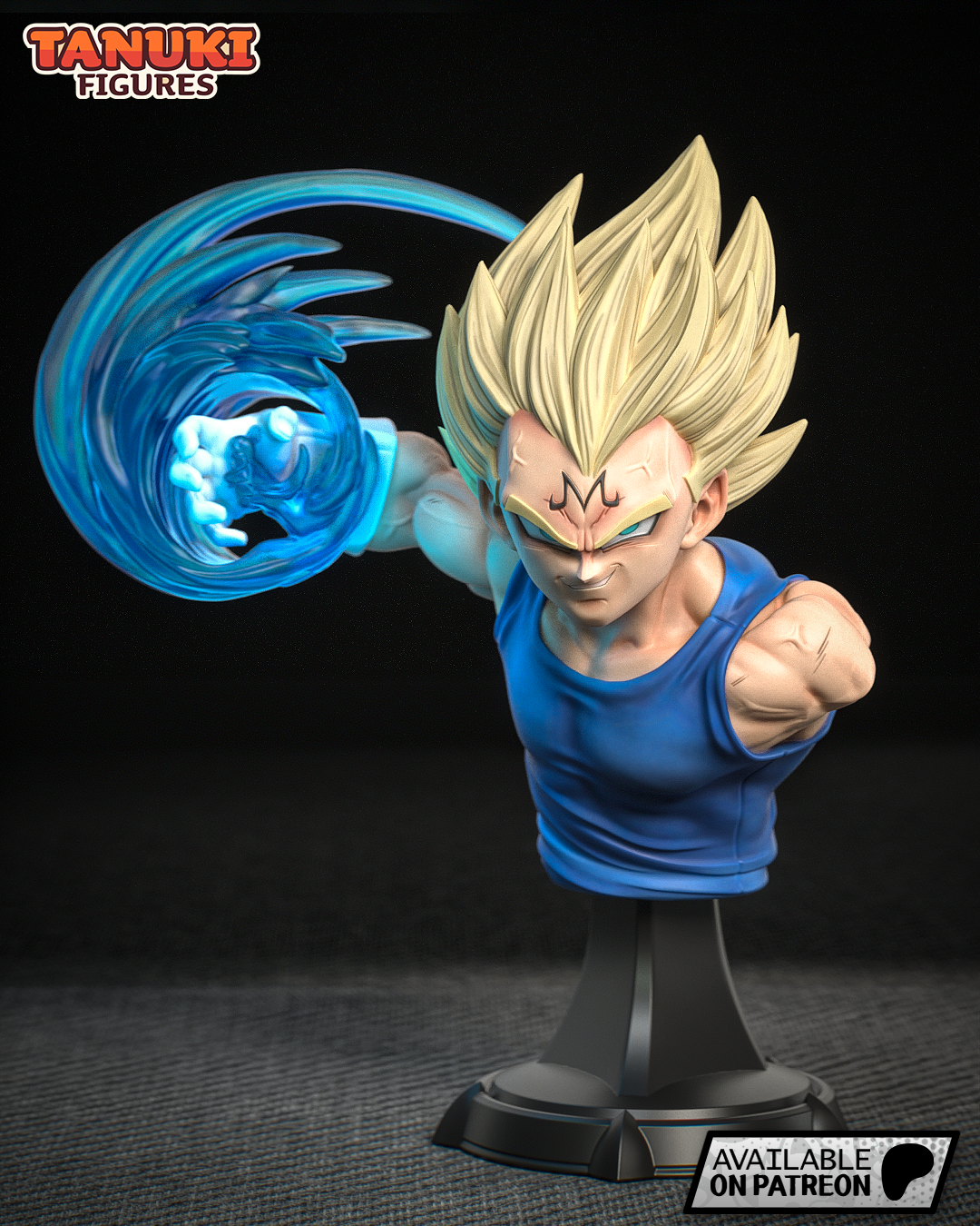 Vegeta Majin Buste  non peint