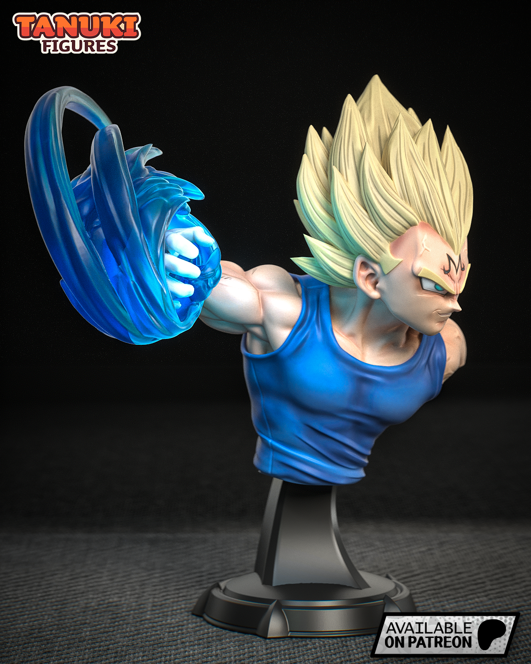 Vegeta Majin Buste  non peint